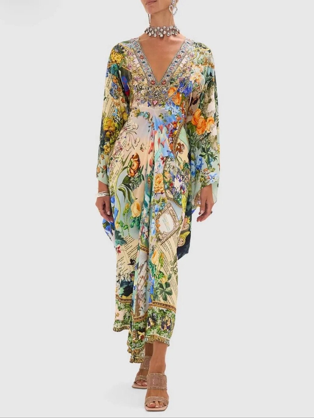 Camilla T Shape Long Kaftan - The Kindest One Of All - Picture 2 of 16
